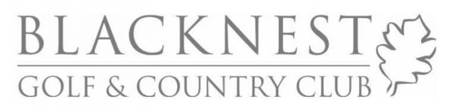 Blacknest Golf & Country Club  标志