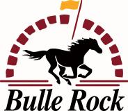 ブル ロック ゴルフコースのロゴ ブル ロック ゴルフコースのロゴ
