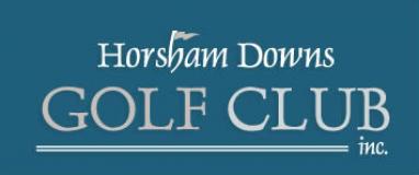 Horsham Downs Golf Club Logo Horsham Downs Golf Club Logo